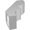 Ekena Millwork 3-in. W x 8-in. D x 12-in. H Ridgewood Architectural Grade PVC Knee Brace BRCP03X08X12RID - alternate 2